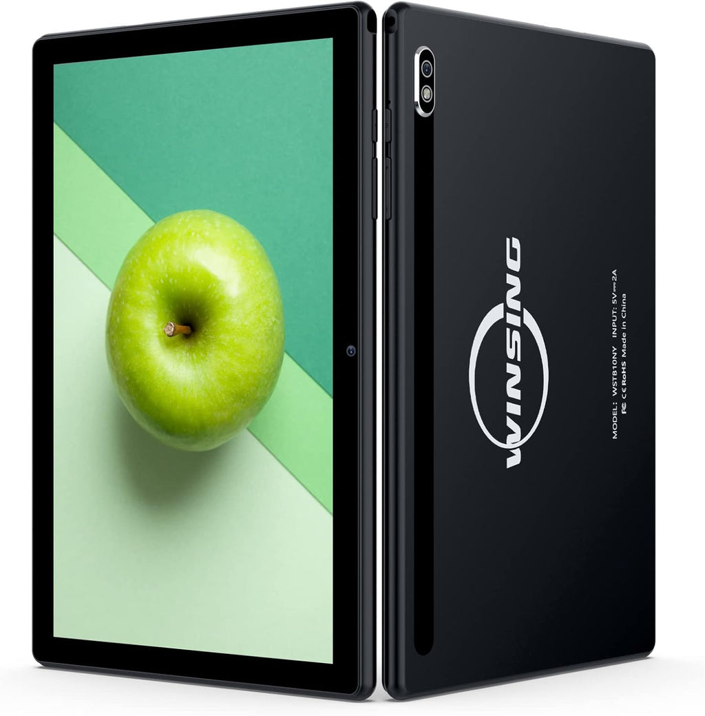 Black Android Tablet 10.1" 32GB Storage WiFi Bluetooth 4.2 L144049