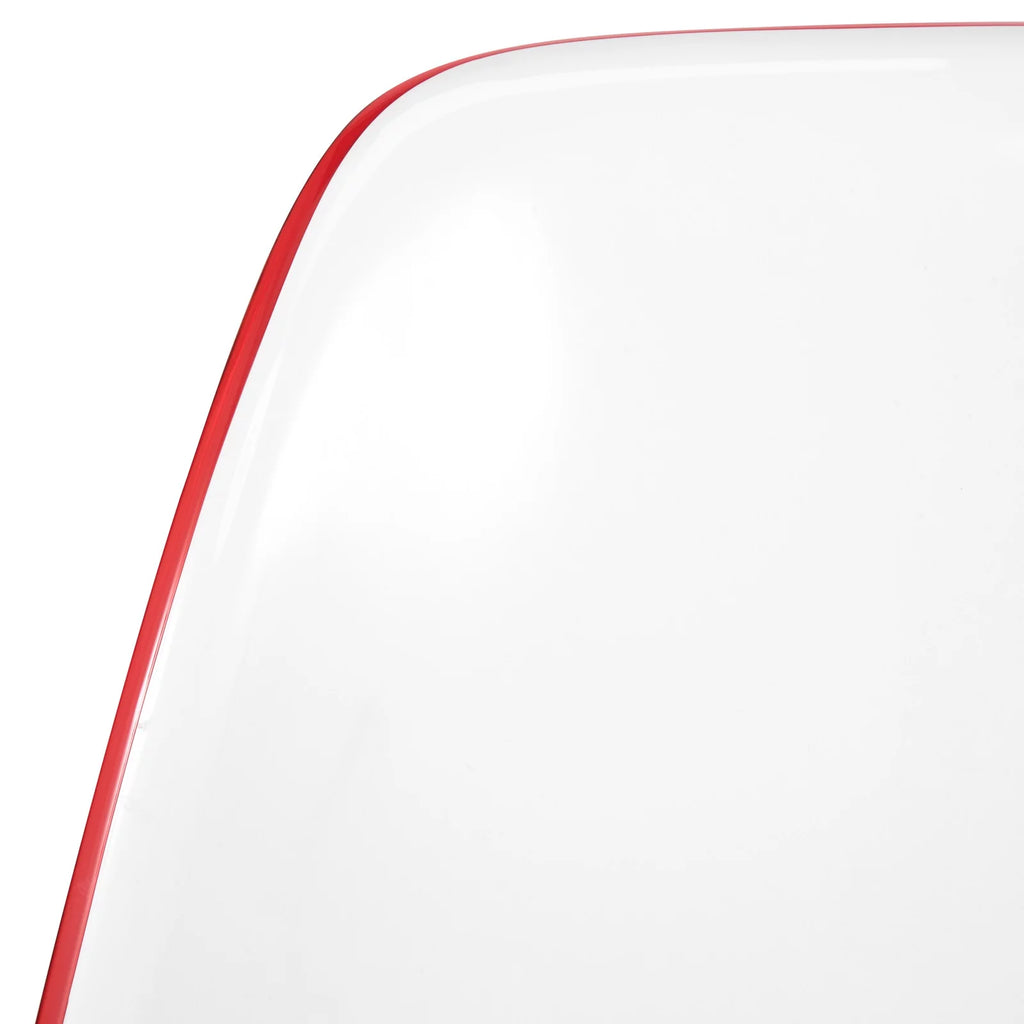 White Red Set of 2 Dining Side Chair M32340