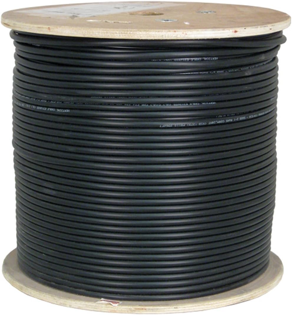 CAT6A Outdoor Bulk Cable 1,000ft. Black D8114