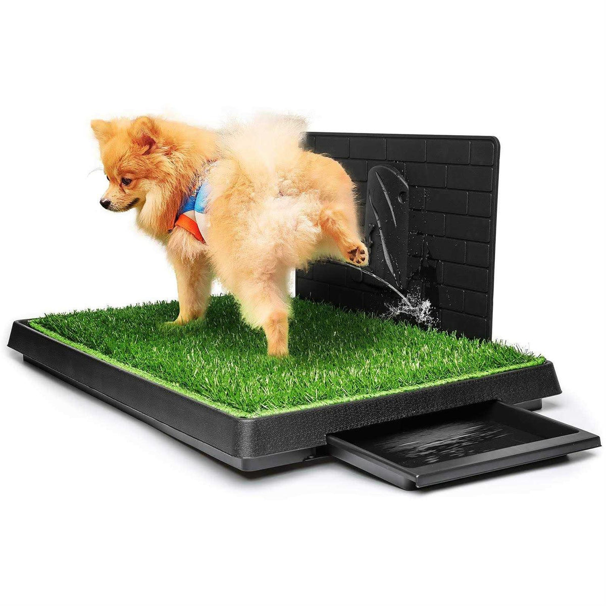 Large Reusable Dog Grass Pad with Tray N3404