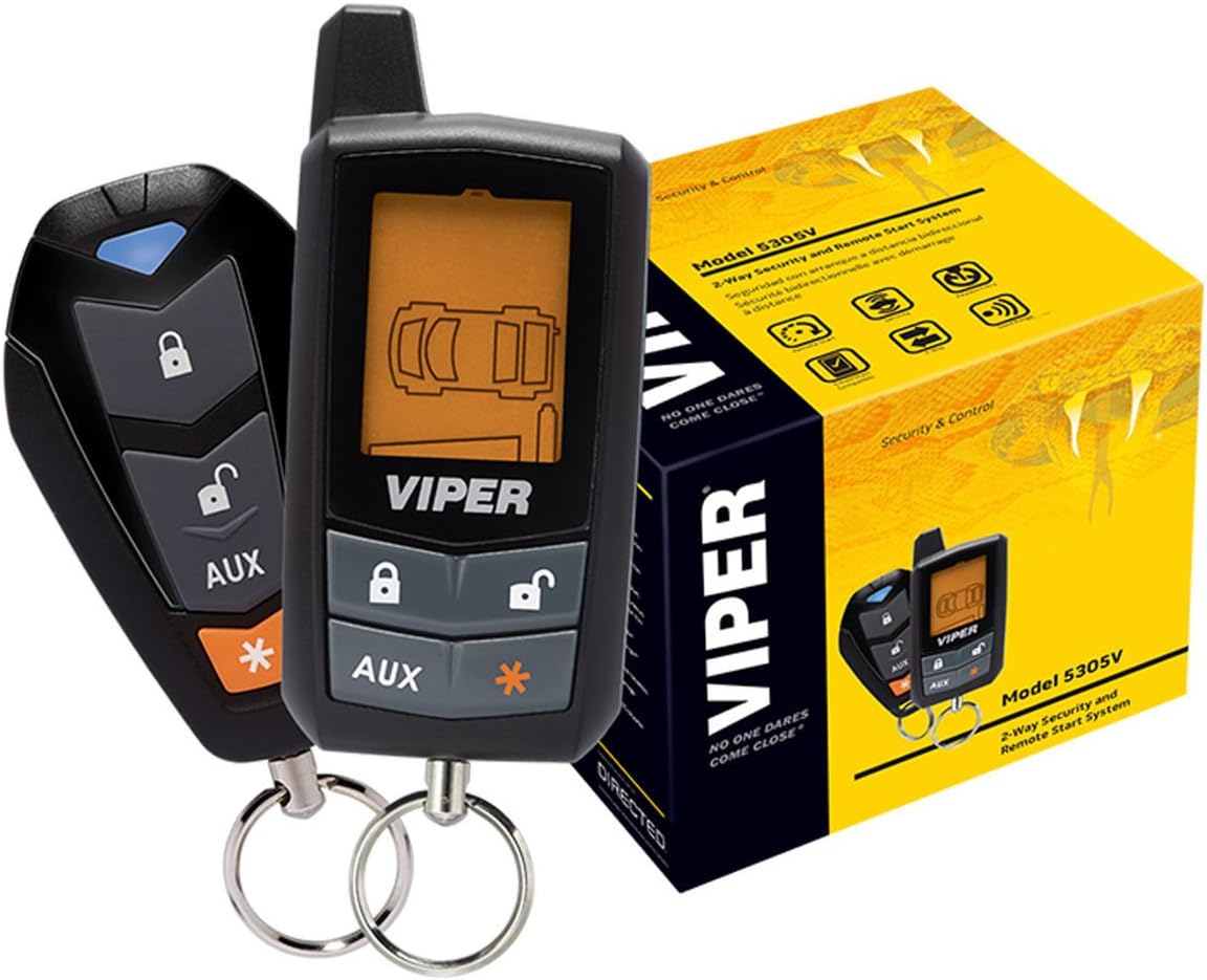 2 Way LCD Car Alarm Keyless Entry Remote Start System K6808