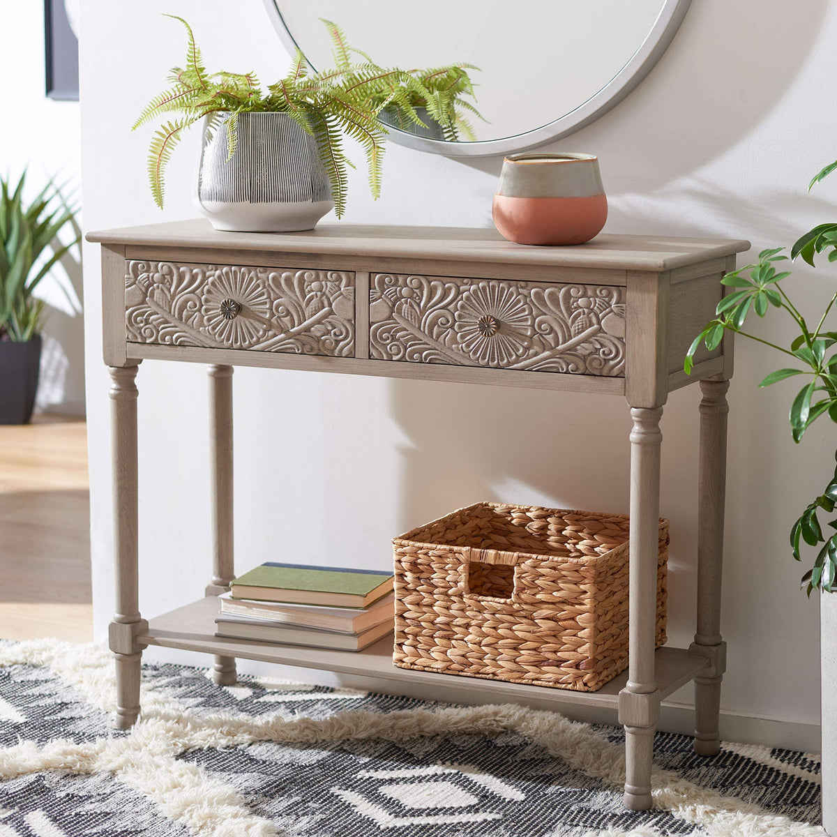2 Drawer Console Table L7946