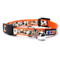 Cat Collar with Safety Buckle and Removable Bell R5070