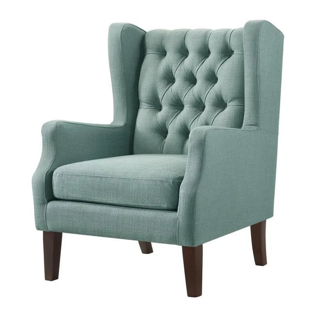 Teal Fabric Accent Chair T441499