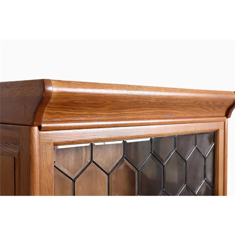 5-Stack Wood Barrister Bookcase in Cherry H111