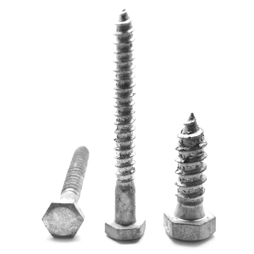 Hex Lag Screw Low Carbon Steel Hot Dip Galvanized K388929