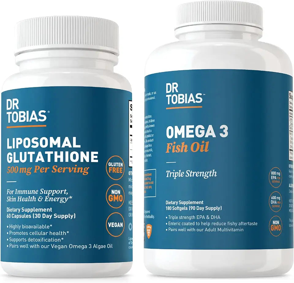 Omega 3 Fish Oil and Liposomal Glutathione A74284