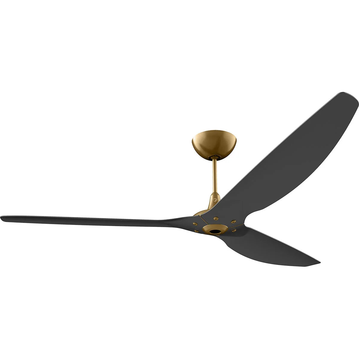 84 Ceiling Fan with Black Blades and Gold Finish N54795