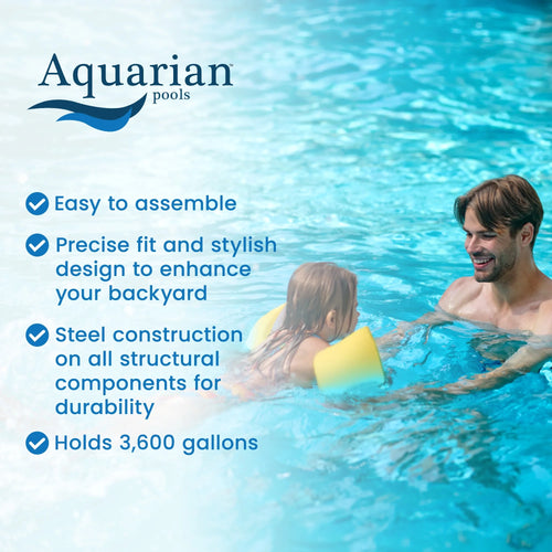 18 Foot by 52 Inch Steel Frame Above Ground Pool Q43702
