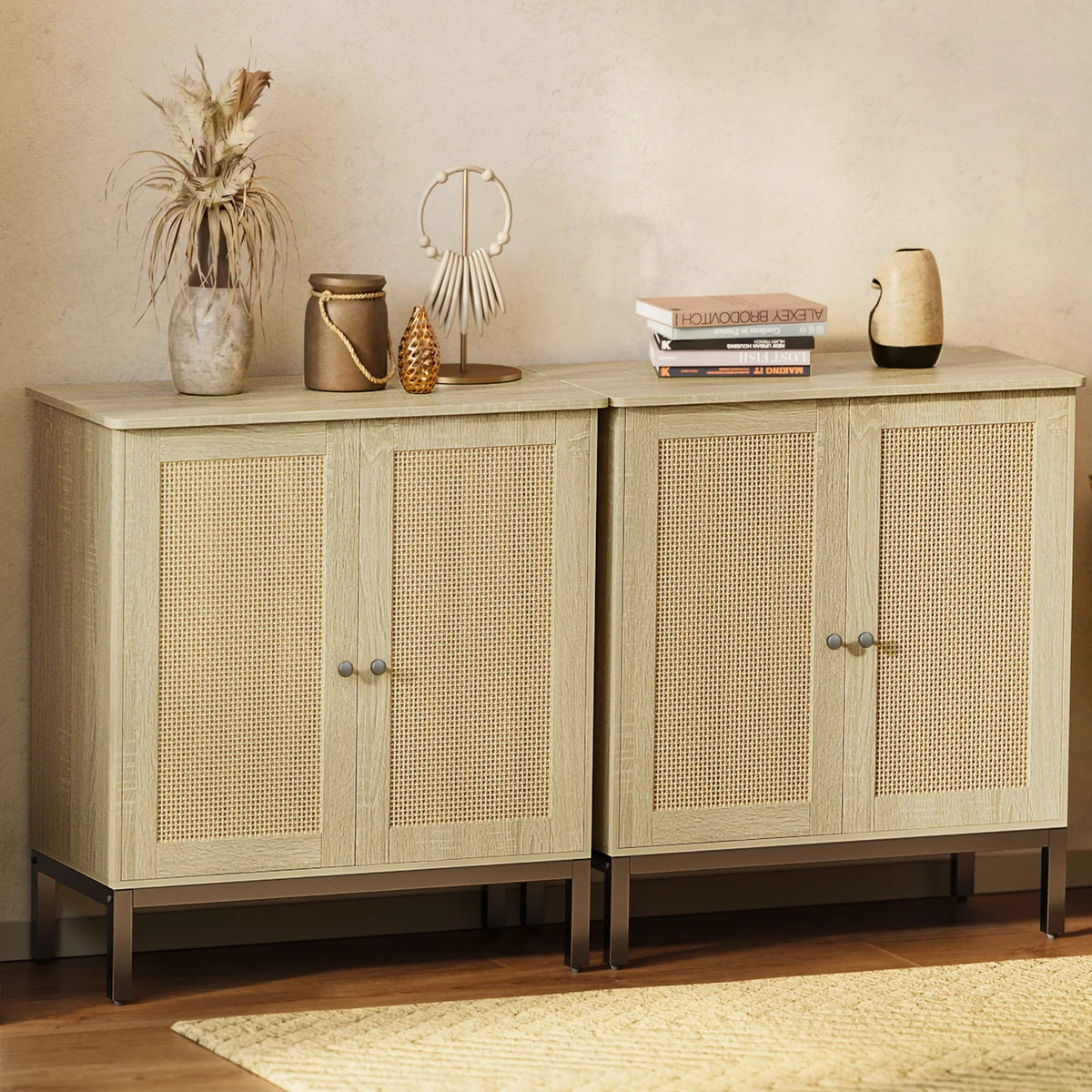 Rattan Buffet Storage Cabinet J15197