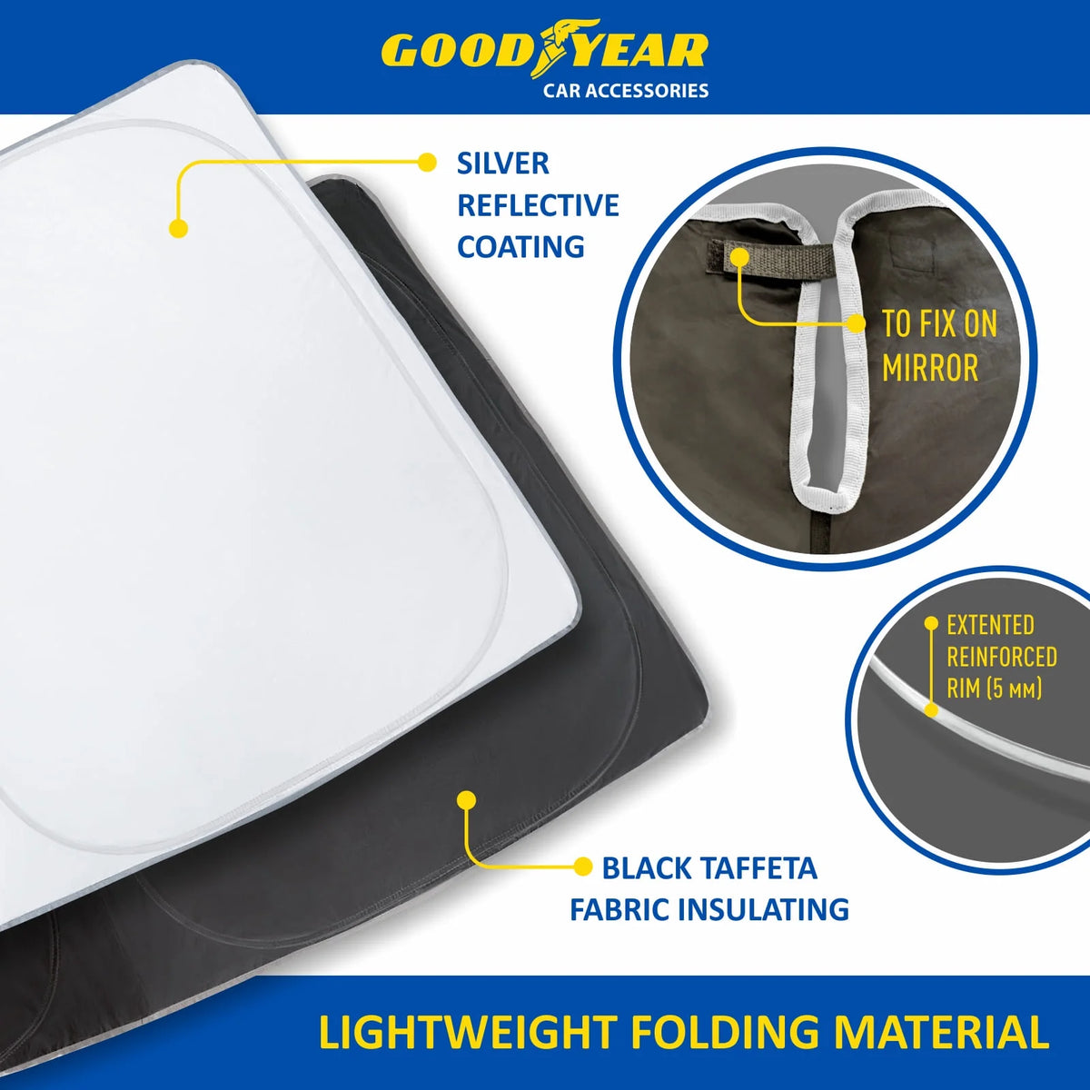 Foldable Windshield Sun Shade P647419