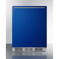 24" Wide 5.1 Cu. Ft. Compact Refrigerator And Freezer Combo - Blue U905