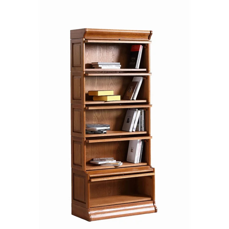5-Stack Wood Barrister Bookcase in Cherry H111