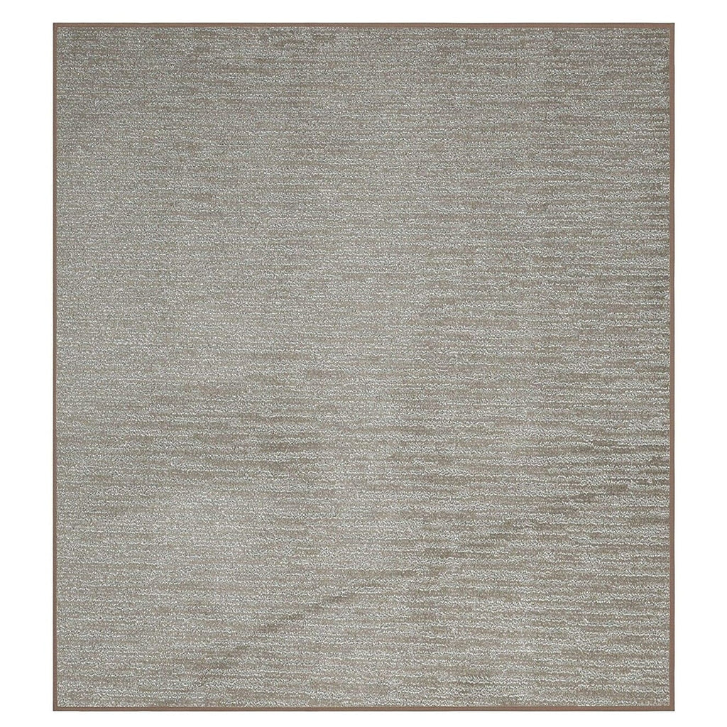 Brown Plush Area Rug 5' Round D874