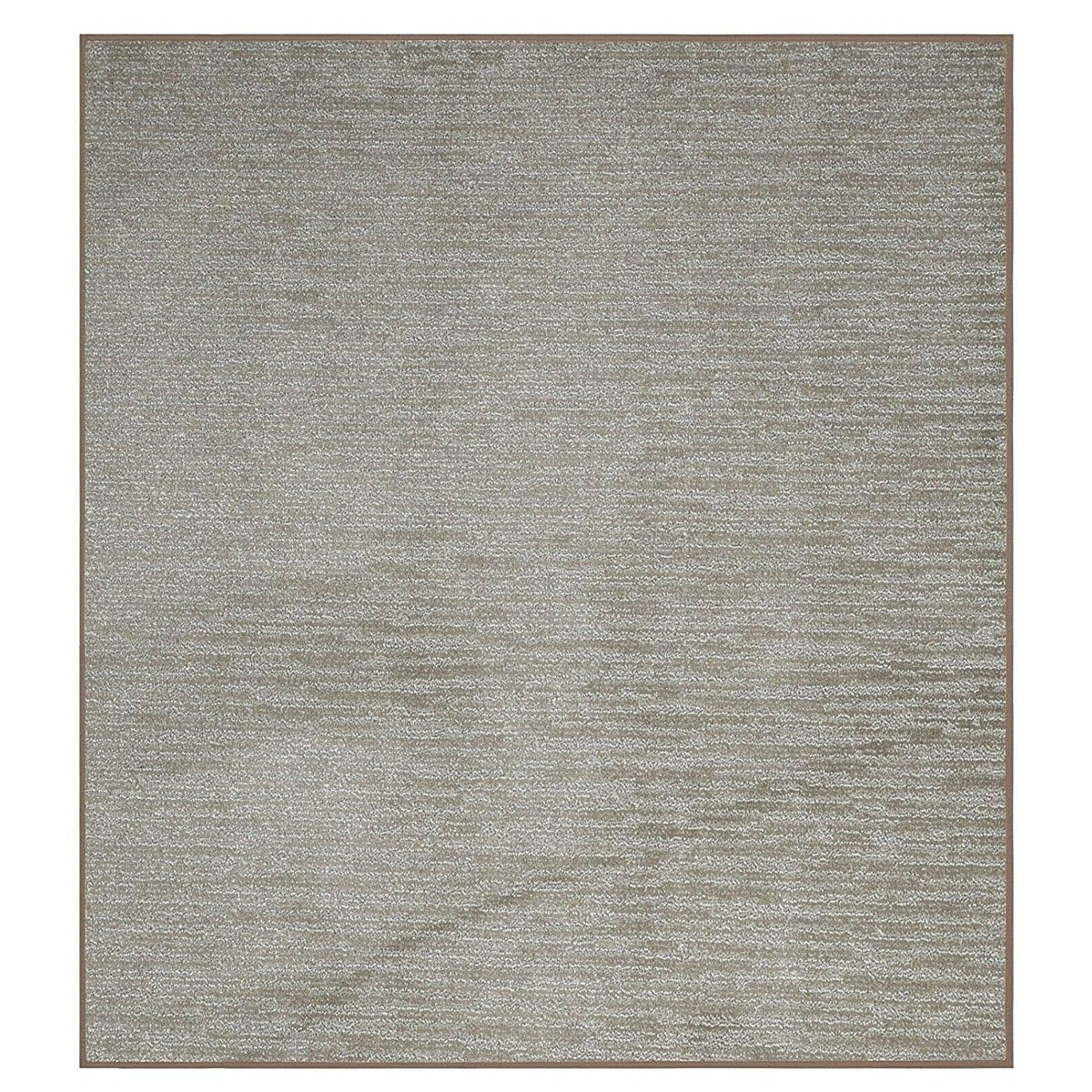 Brown Plush Area Rug 5' Round D874