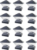 12 Pack White Solar LED Post Cap Light O2342
