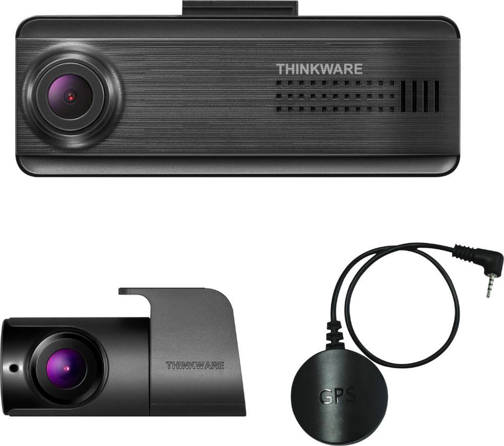 Black Front and Rear Dash Cam with GPS T522