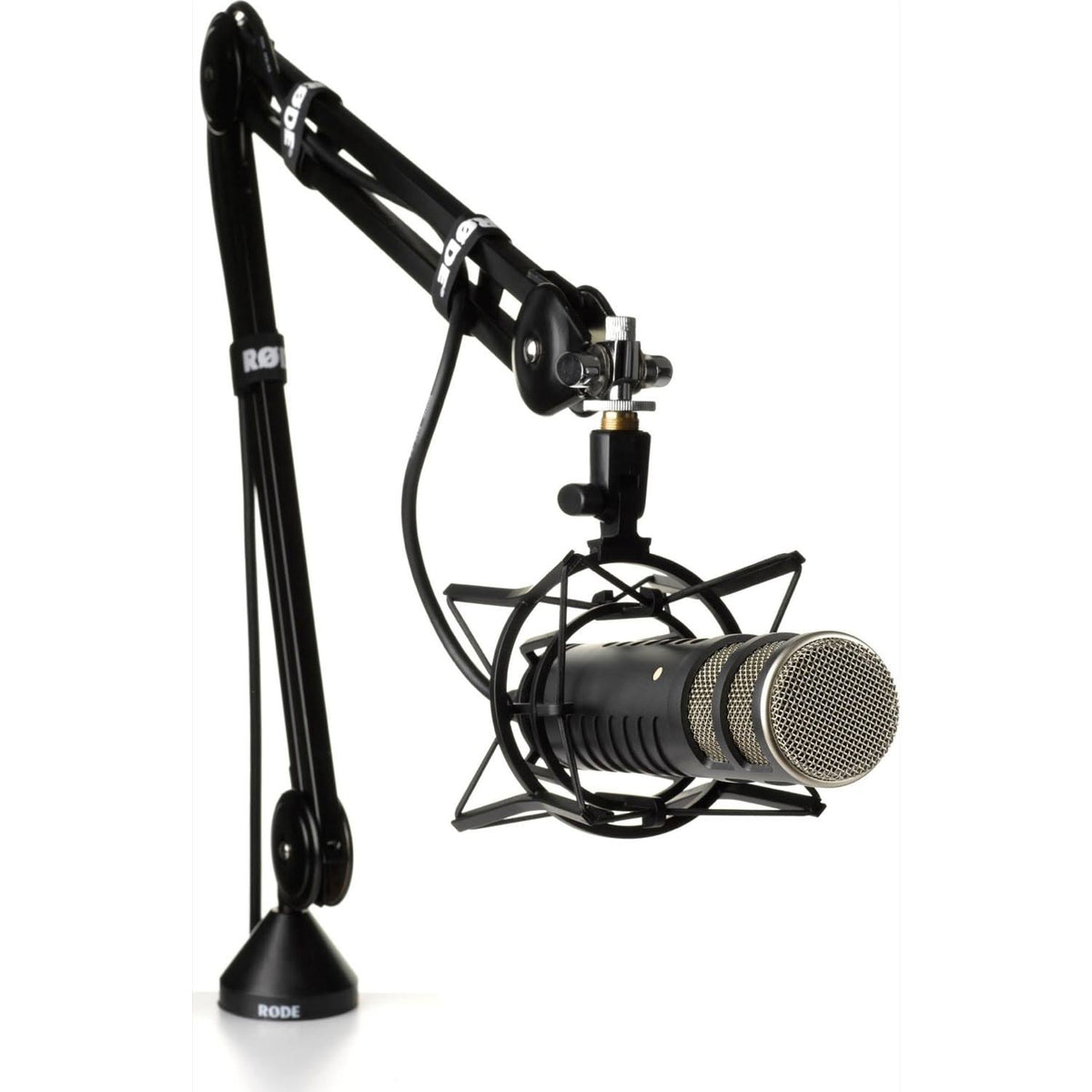 Black Swivel-Mount Studio Microphone Boom Arm D888815