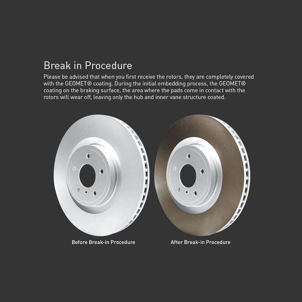 Rear Carbon Brake Rotors with Optimum OEp Pads Y7964