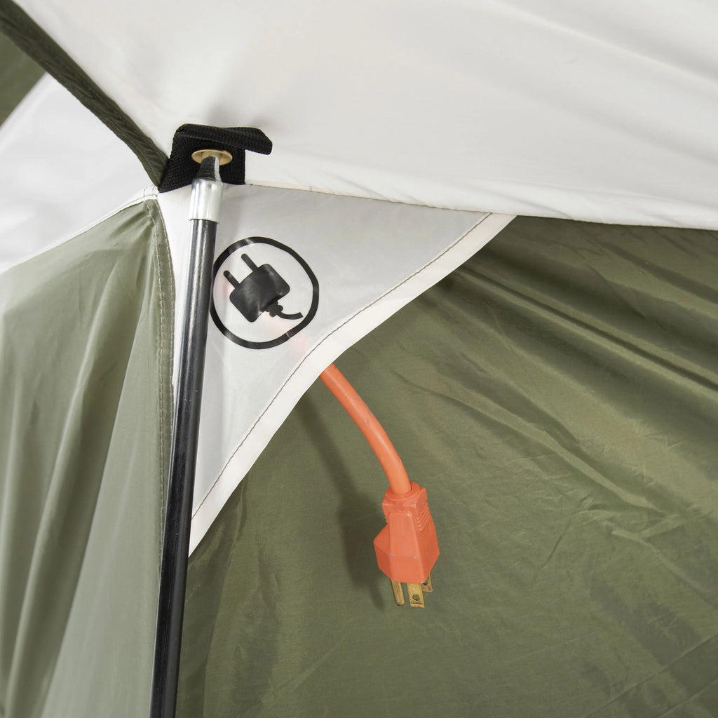 8 Person Camping Tent with Covered Entrance W37383