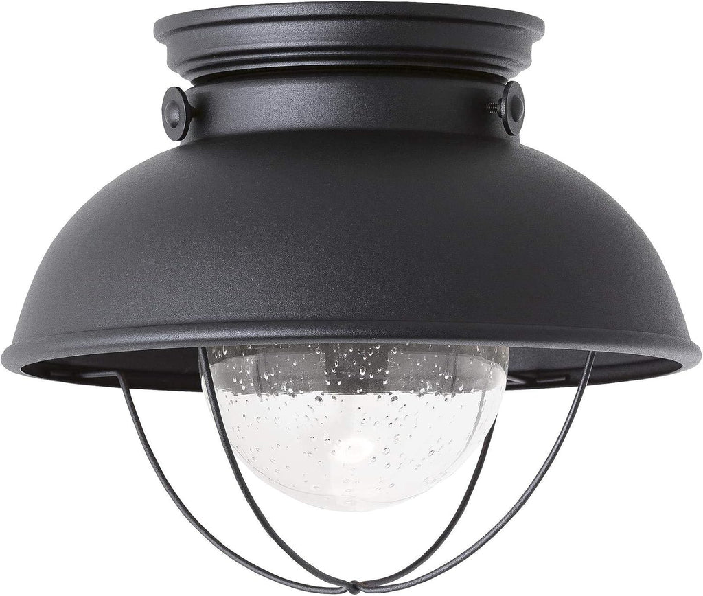 Pewter Nickel Silver Brushed Stainless LED Outdoor Flush Mount Z22676