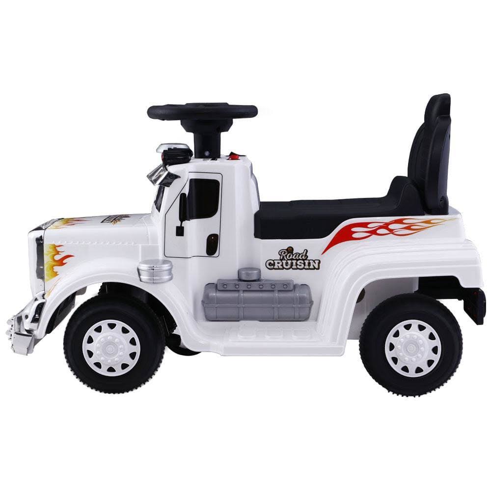 White Ride On Battery Toy Car N37526