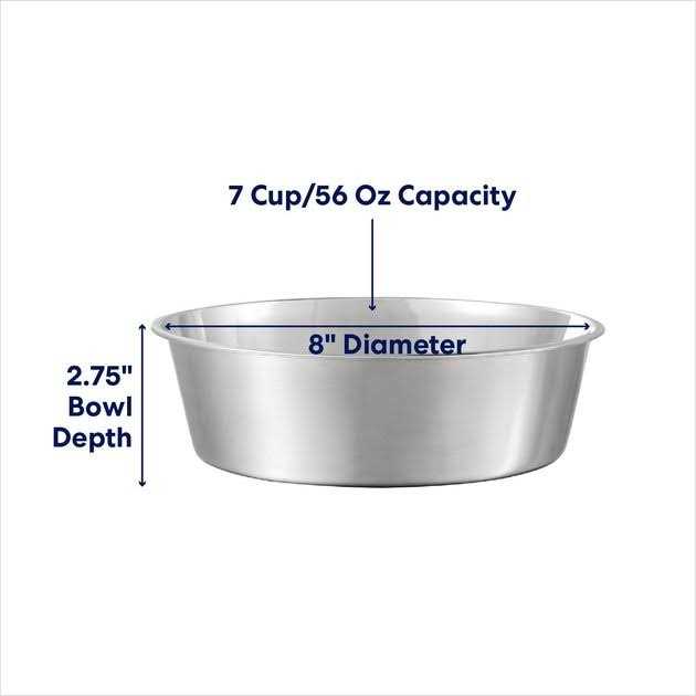 Non-Skid Stainless Steel Bowl B80141