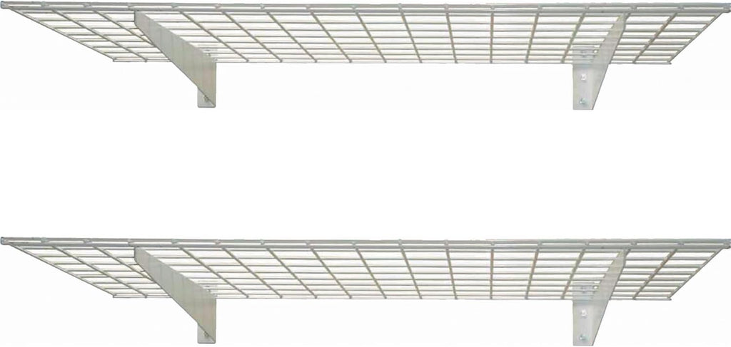 White Garage Wall Shelf Storage (Pack of 2) T9809