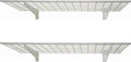 White Garage Wall Shelf Storage (Pack of 2) T9809