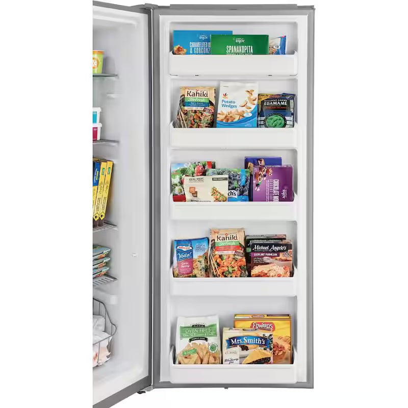 Upright Freezer in Brushed Steel P46615