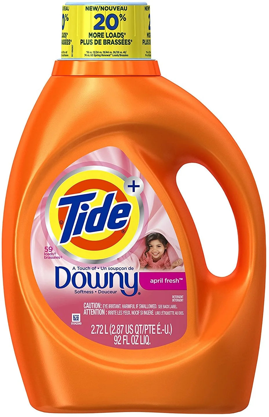 92 Ounce Liquid Laundry Detergent, 4 Pack E634352