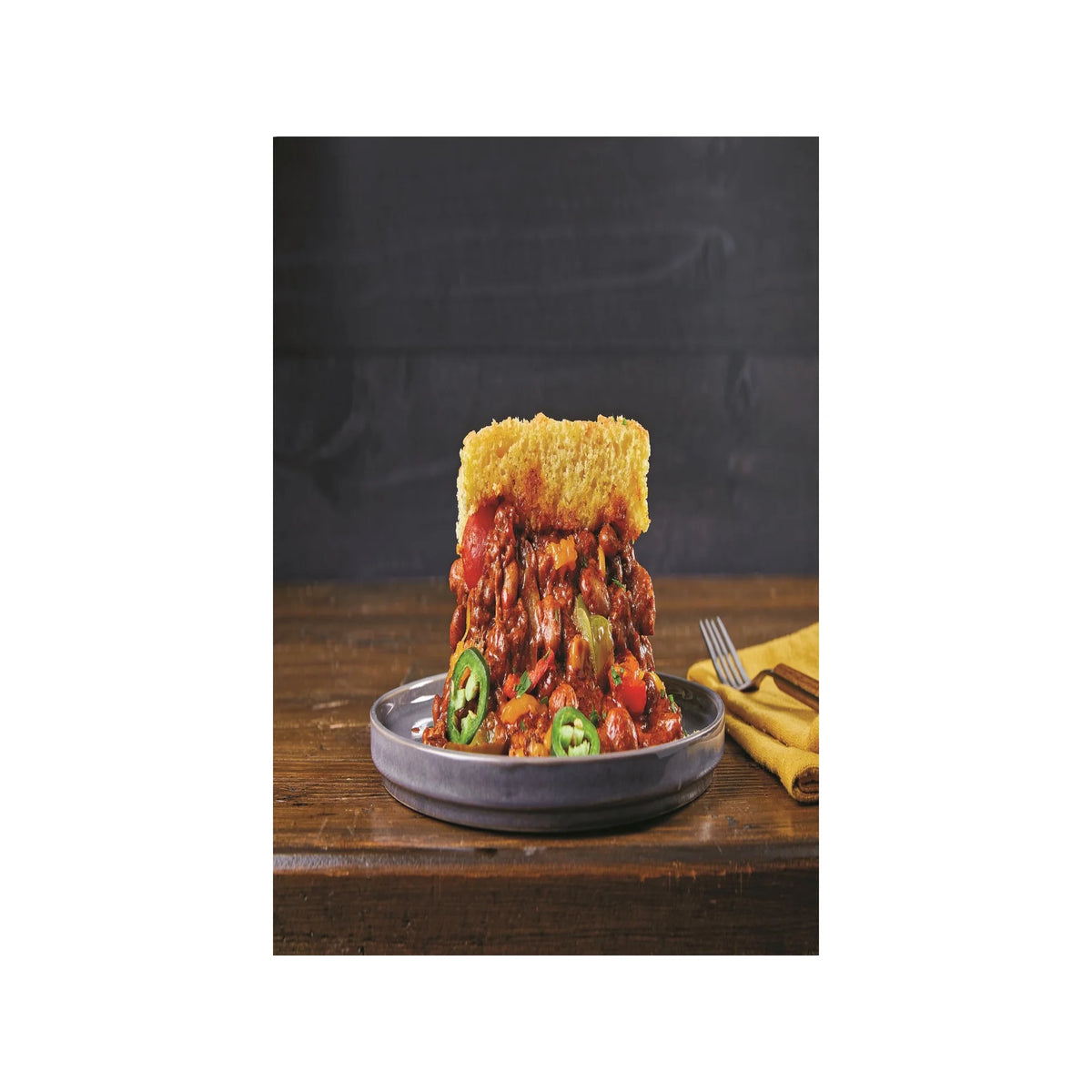 Beef Chili Canned Beans with Meat 6 lb 11 oz Pack of 14 Z686239