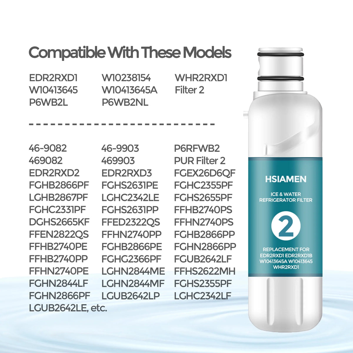 Water Filter Replacement 2-Pack I879706