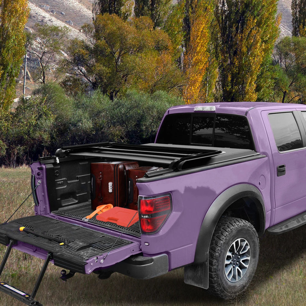 5ft Soft Tri-fold Truck Bed Tonneau Cover with Rail System P897