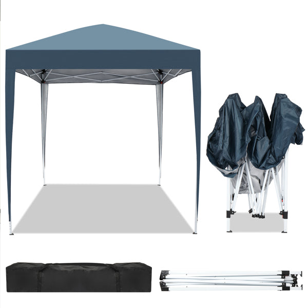 2 x 2m Waterproof Folding Tent Blue C773