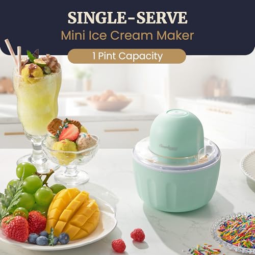 Blue 1 Quart Electric Ice Cream Maker N385