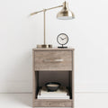 Vintage Gray One Drawer Night Stand W354