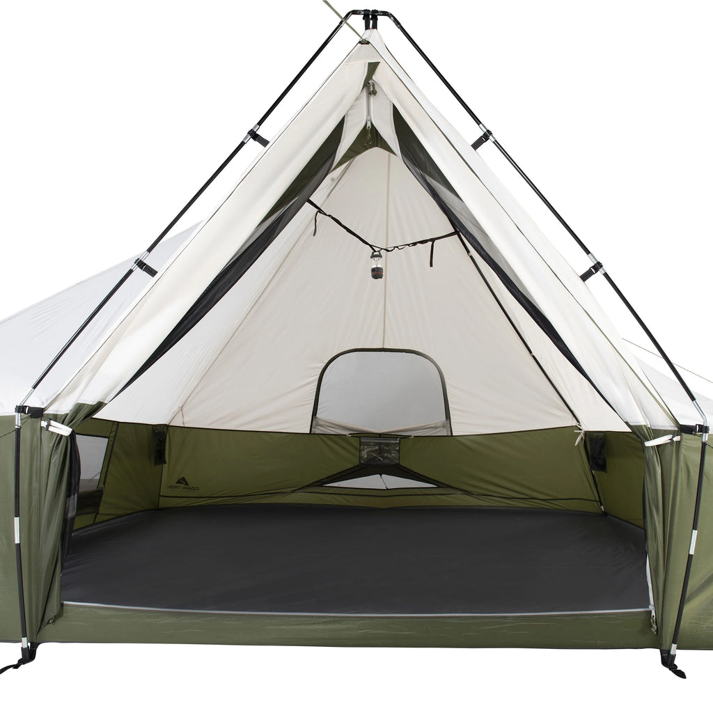 8 Person Camping Tent with Covered Entrance W37383