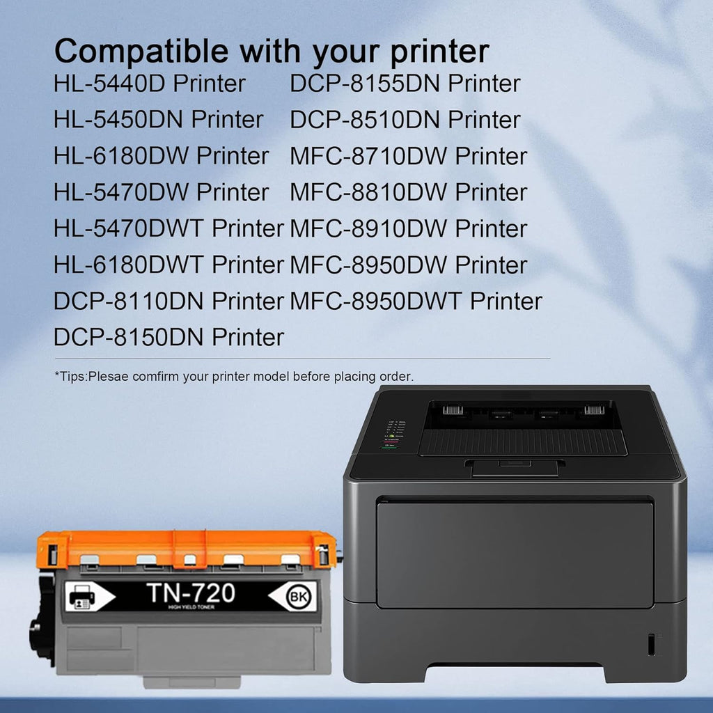 Black TN-720 Toner Cartridge M48052