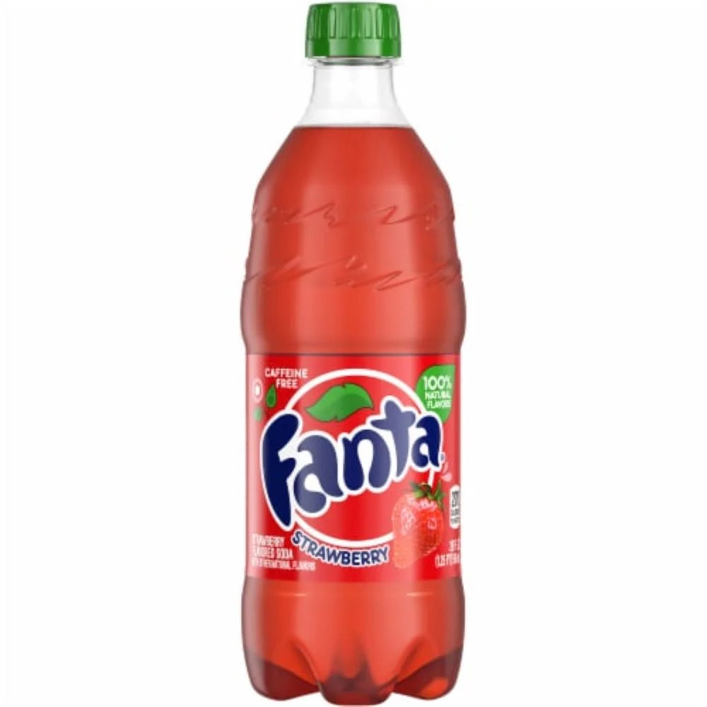 Strawberry Soda 20oz Bottles (Pack of 24) R5979