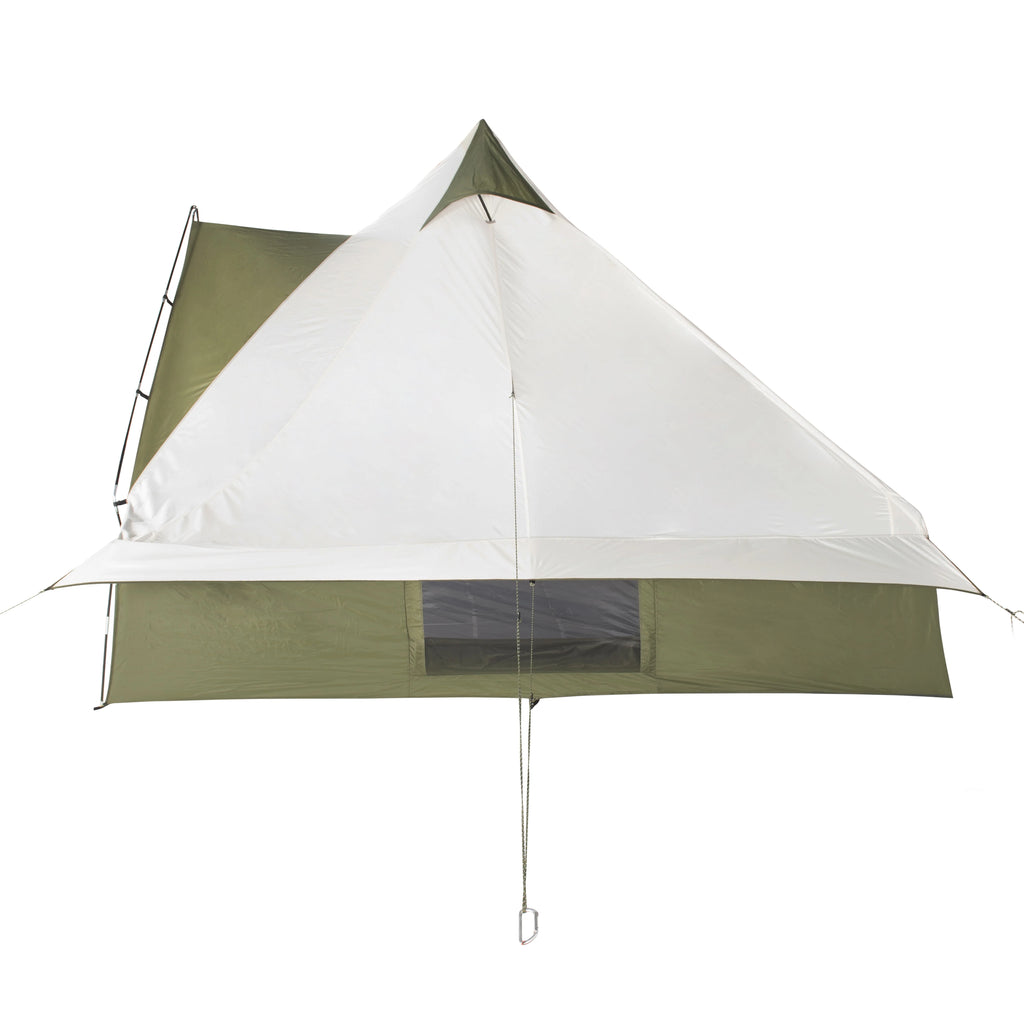 8 Person Camping Tent with Covered Entrance W37383