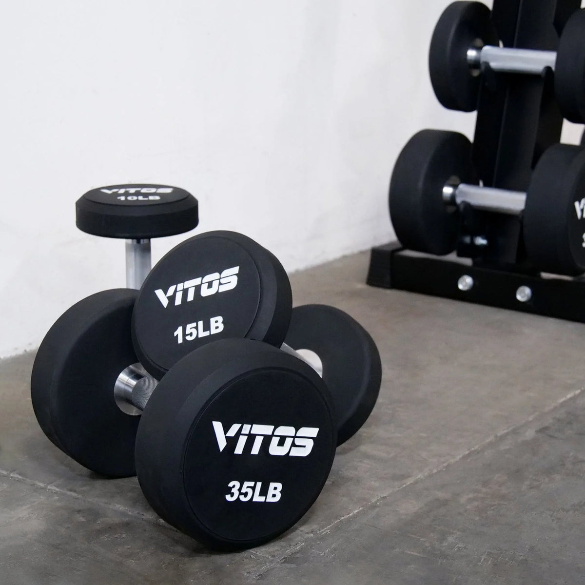 Chrome Handle Dumbbell Pairs N662