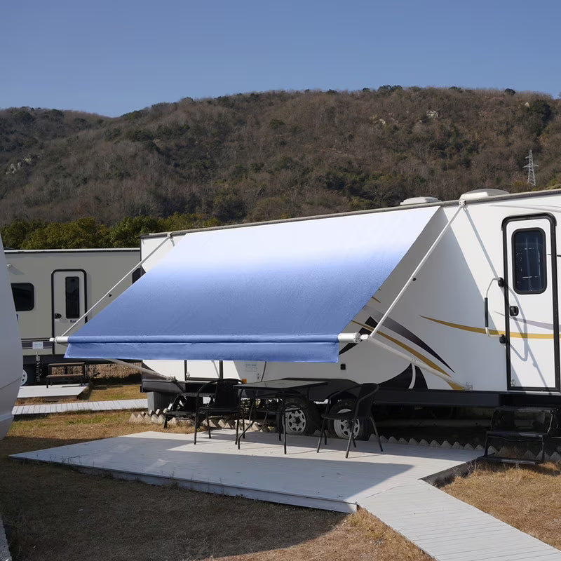 14'2'' Lake Blue RV Awning Fabric Replacement O71509