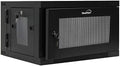 6U Wall-Mount Network Cabinet Enclosure, 450mm Depth, Hinged Back, Swing Gate Server Cabinet, Locks, Pre-Assembled, Perforated Front Door, Cable Management X707