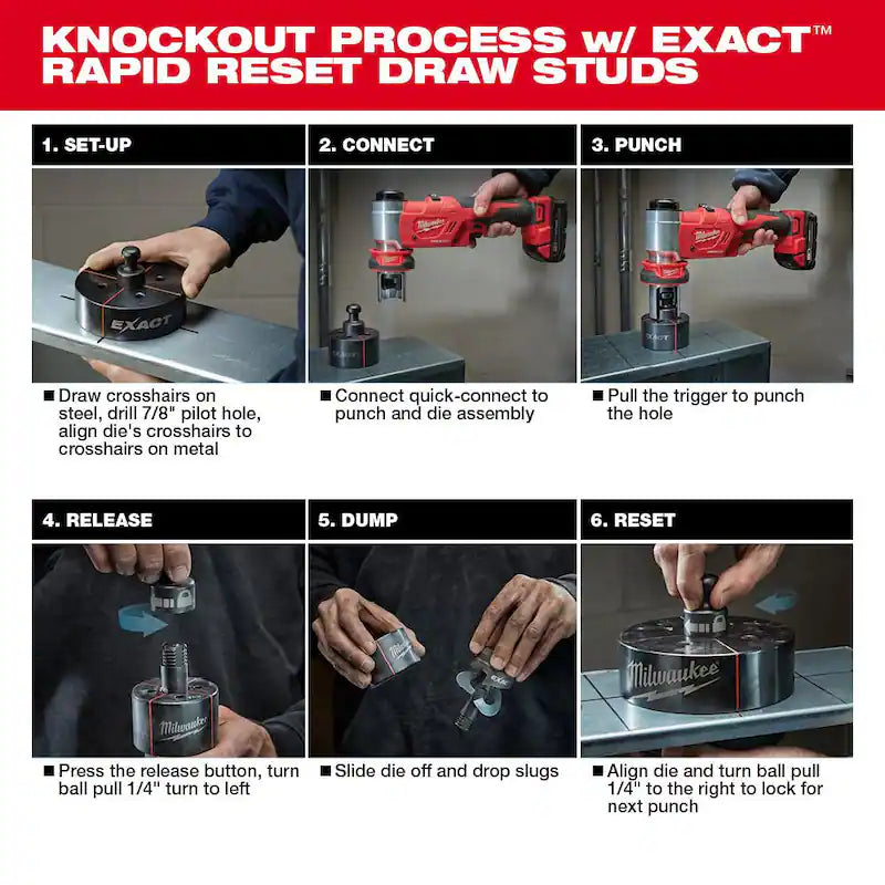 Cordless Knockout Tool Kit with Die Set & Fish Tape A82218