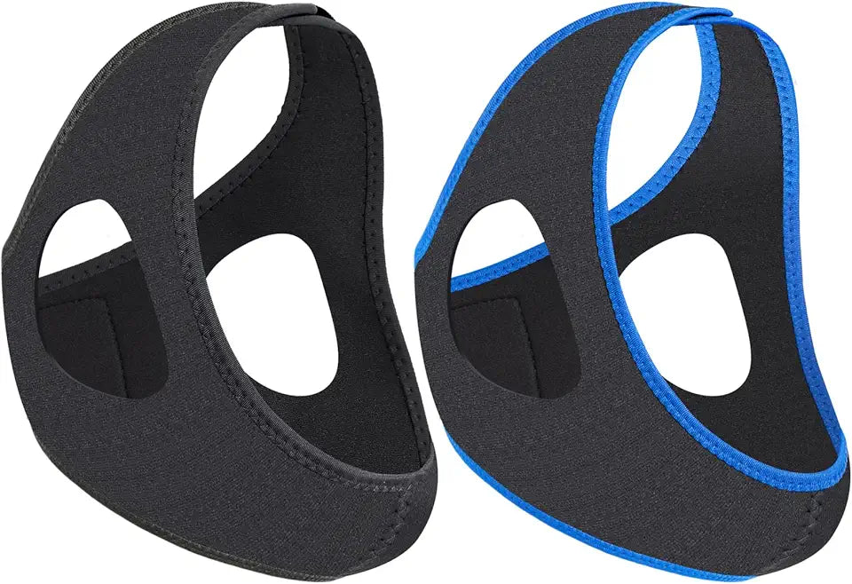 2 Pack Adjustable Breathable Anti Snore Chin Strap V351