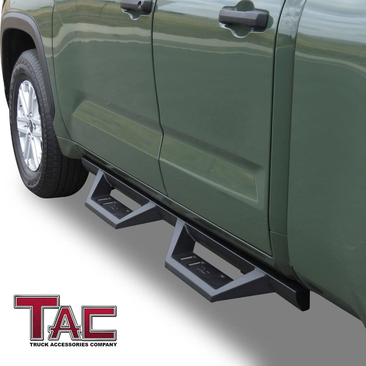 Black Fine Texture Side Steps Nerf Bars Running Boards (2pcs) V36110