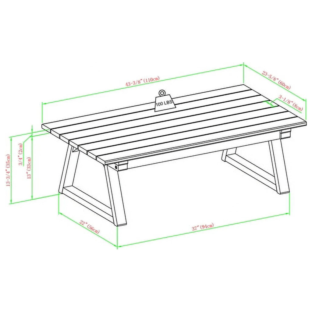 Solid Wood Coffee Table T5059