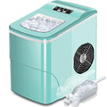 Black Countertop Ice Maker with Self-Cleaning, 26lbs/24hrs, 2 Sizes Bullet Ice R7660