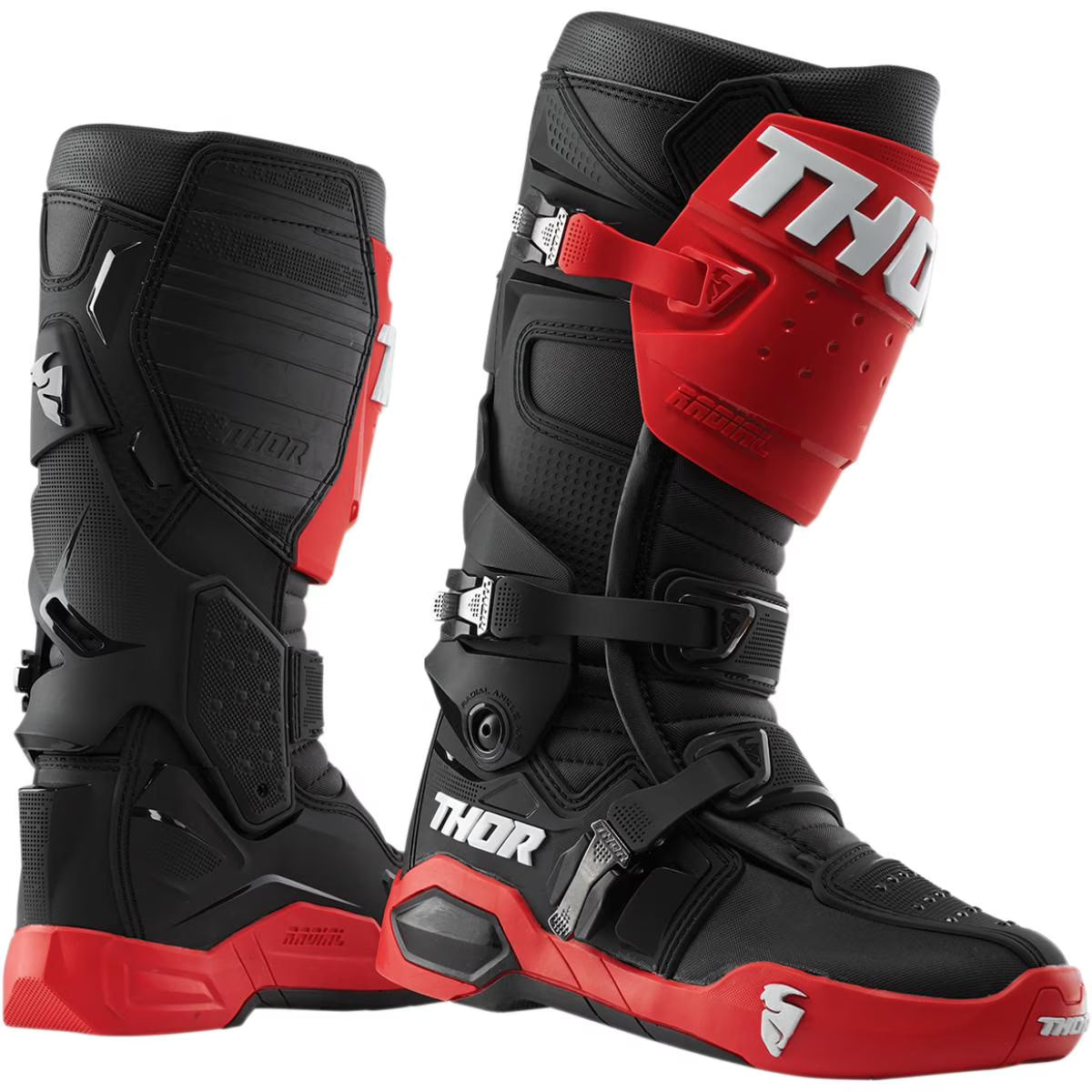 Red/Black Radial Boots H3853